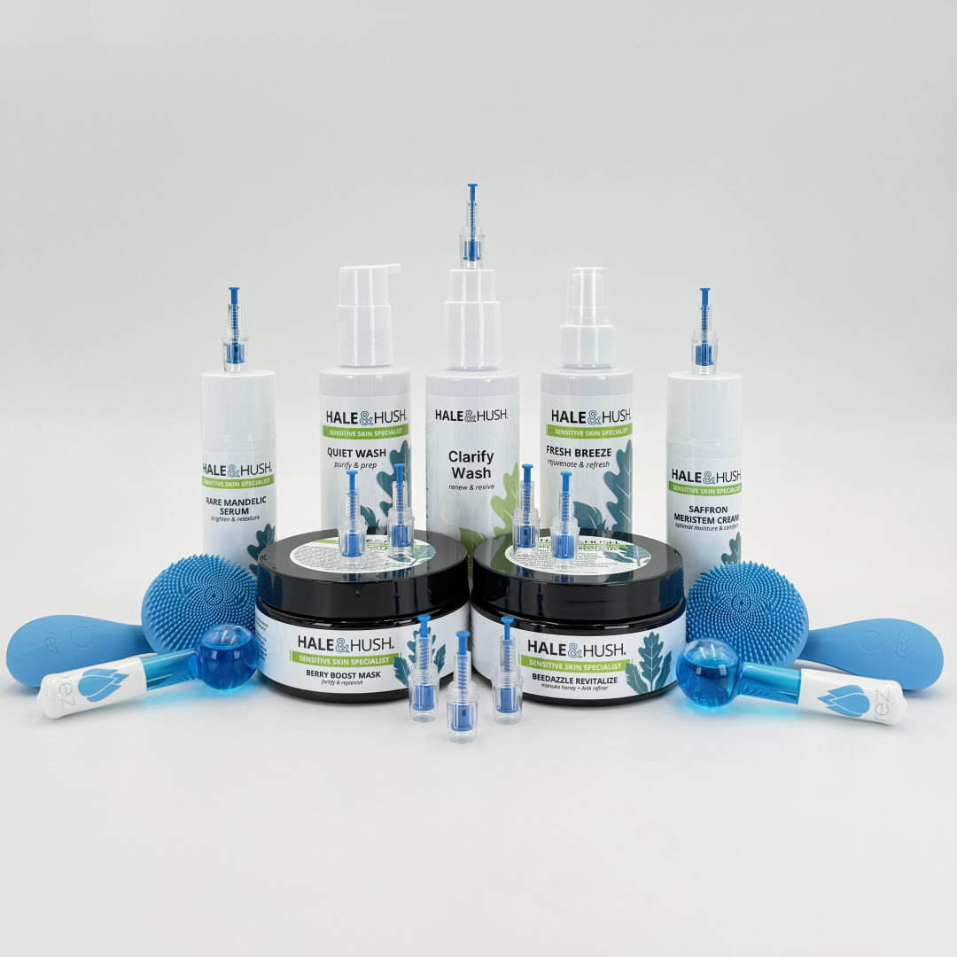 Rezenerate ‘True Blue’ Tip 10 Pack + Hale & Hush Luminous Bundle