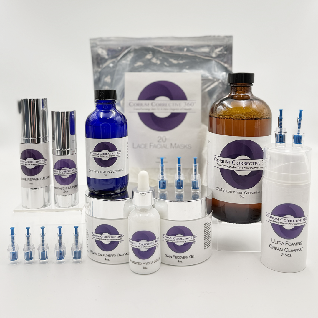 Rezenerate ‘True Blue’ Tip 10 Pack + Corium Corrective Resurface & Revitalize Bundle