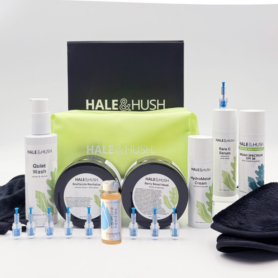 Rezenerate ‘True Blue’ Tip 10 Pack + Hale & Hush Refined, Calmed, & Corrected Bundle